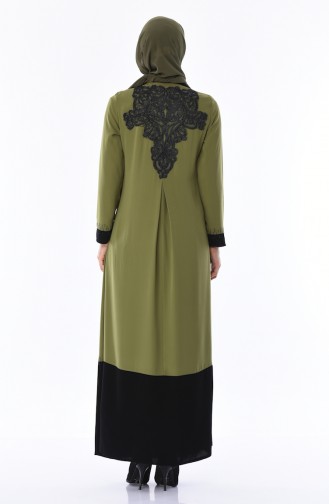 Robe Pierre İmprimée 7Y3728500-01 Khaki 7Y3728500-01