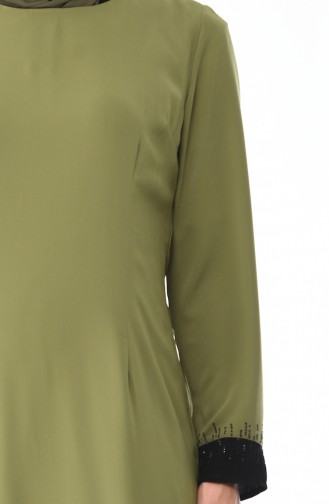 Khaki İslamitische Jurk 7Y3728500-01