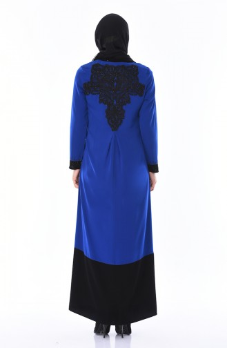 Robe Pierre İmprimée 7Y3728500-02 Bleu Roi 7Y3728500-02