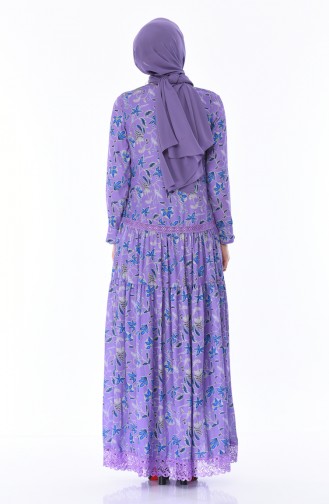 Violet Hijab Dress 8Y3822300-01