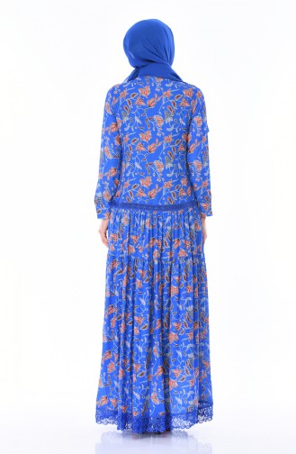 Saxe Hijab Dress 8Y3822300-02