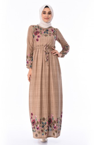 Mink Hijab Dress 4791A-02