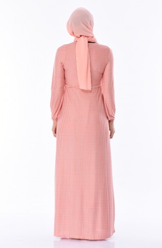 Kleid mit Gummi 4791E-04 Pink 4791E-04