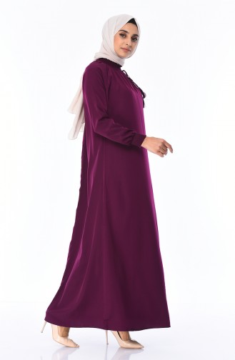 Grosse Grösse Kleid 5356-03 Lila 5356-03