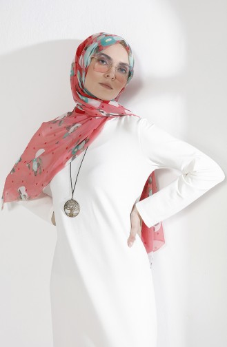 Robe avec Collier 2779-24 Blanc Cassé 2779-24