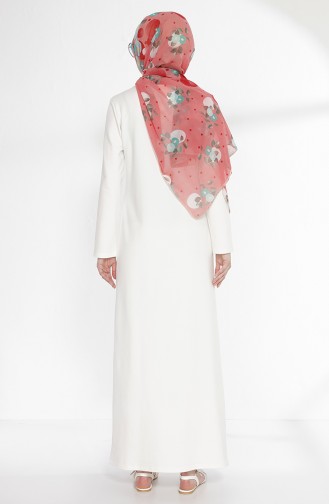 Off-White Hijab Dress 2779-24