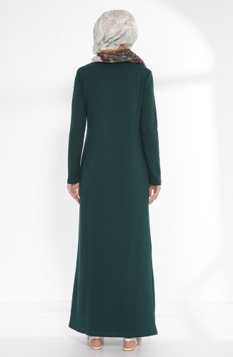 Robe avec Collier 2779-07 Vert emeraude 2779-07