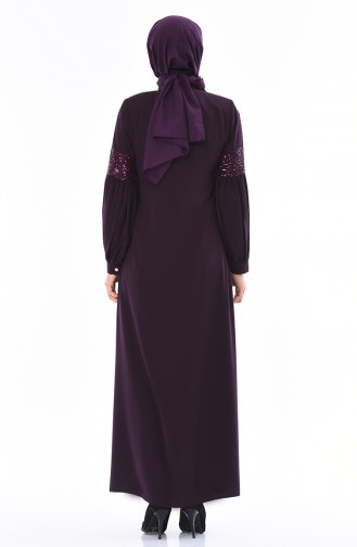 Purple Abaya 8350-02