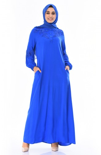 Saxe Hijab Dress 8Y3836100-01
