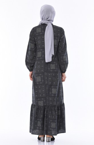 Desenli Anne Kız Kombin Elbise 1000-01 Lacivert