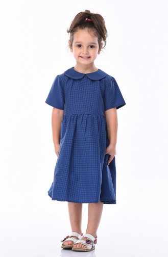 Robe Enfant Col Bébé 1008-01 Bleu Marine 1008-01