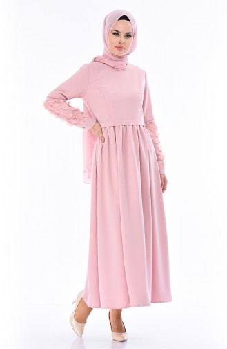 Powder Hijab Dress 5004-03