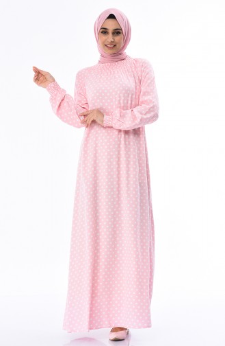 Powder Hijab Dress 0079-03