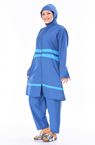 Blue Swimsuit Hijab 15196