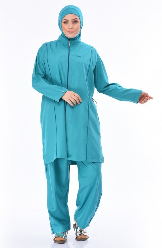 Turquoise Swimsuit Hijab 2050-05