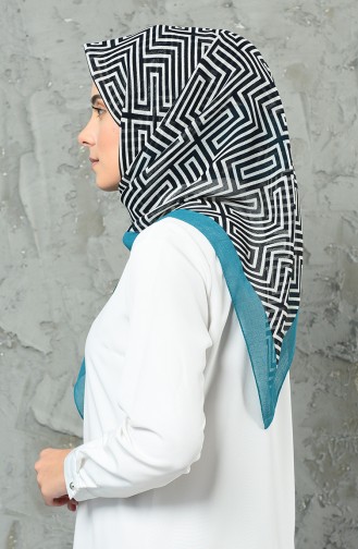 Oil Blue Hoofddoek 3401P-01