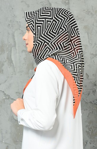 Orange Scarf 3401P-08