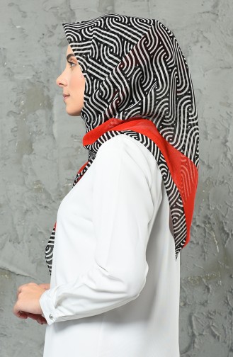 Red Hoofddoek 3491P-09