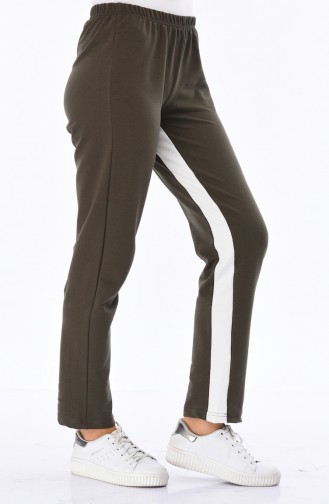 Pantalon Sport Taille élastique 18006B-09 Khaki 18006B-09