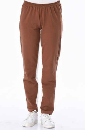 Pantalon Sport Couleur Brun 18006-06