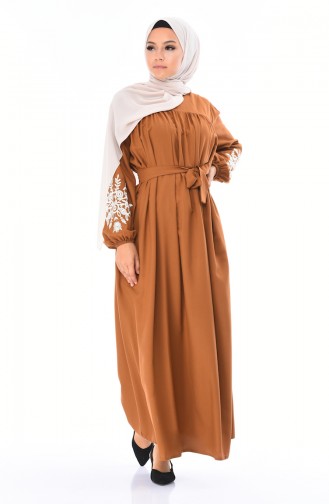 Robe Hijab Tabac 10123-03