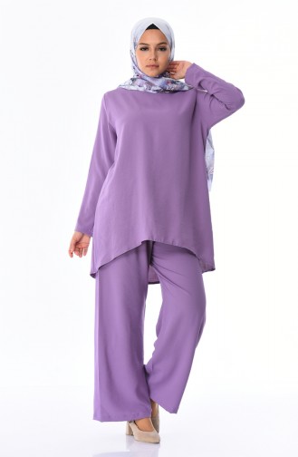Aerobin Fabric Tunic Trousers Double Suit 4106-05 Lilac 4106-05