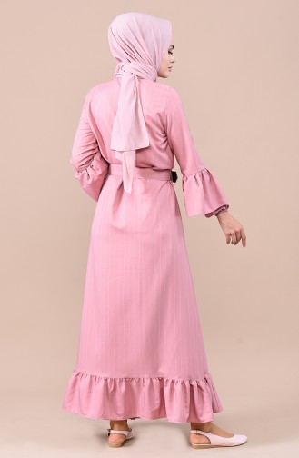 Powder Hijab Dress 0708-02