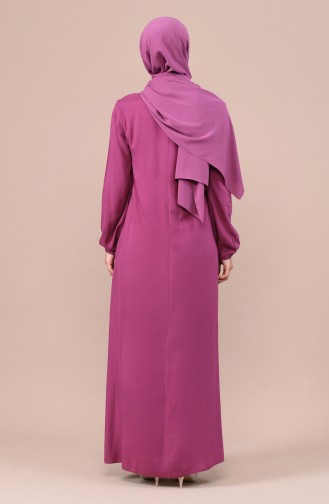 فستان زهري باهت 99201-03