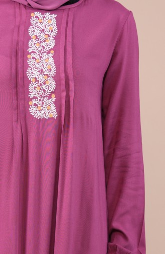 Dusty Rose Hijab Dress 99201-03