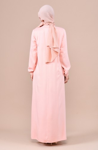 Powder Hijab Dress 99212-06