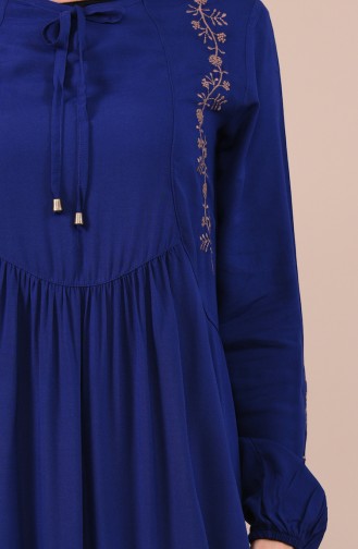 فستان أزرق كحلي 99200-02