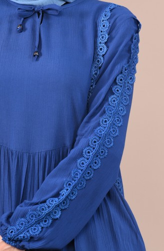 Indigo Hijab Dress 99203-01