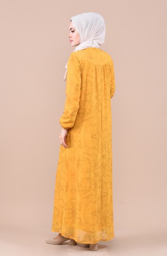 فستان أصفر خردل 6Y3608426-02