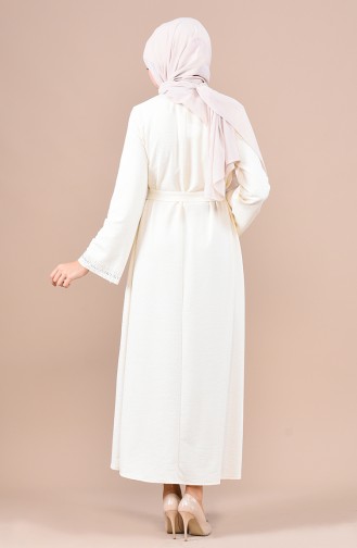 Robe Hijab Ecru 1031-04