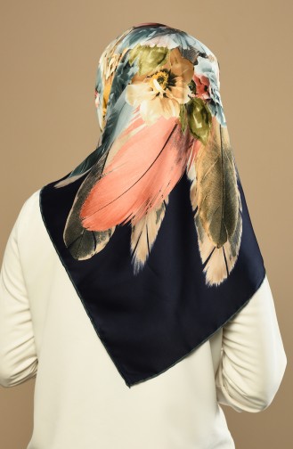 Navy Blue Scarf 2321-08