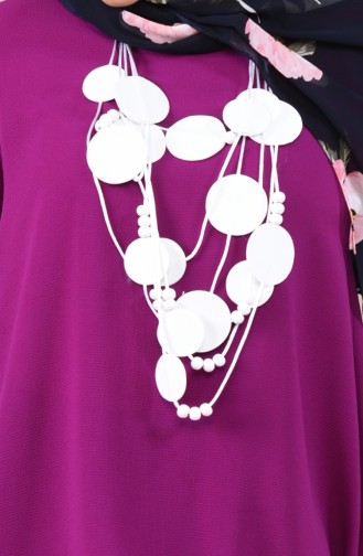 Collier Pour Femme F115 Blanc 115