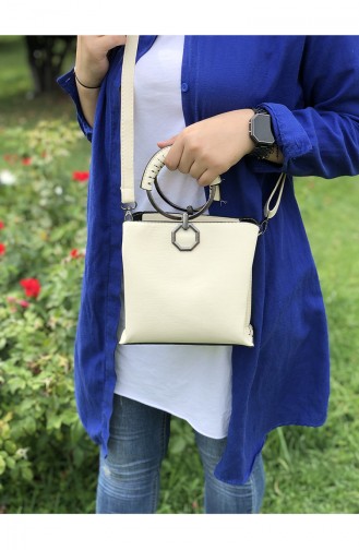 Cream Shoulder Bag 14-03