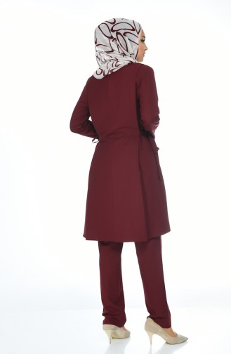 Claret Red Suit 0247-04