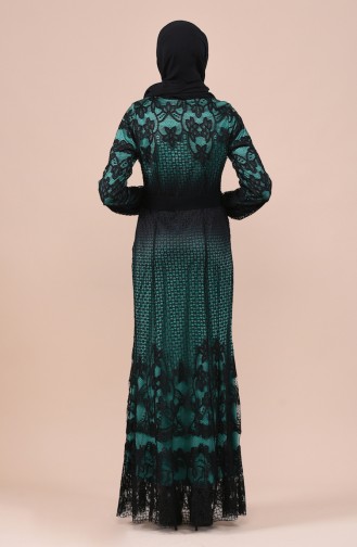 Green Hijab Dress 7Y3718400-04