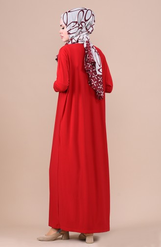 Rot Hijab Kleider 1781-02