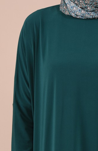 Emerald Green Hijab Dress 1781-07