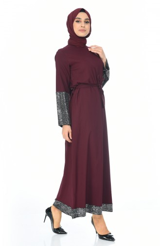 Purple İslamitische Jurk 5390-06