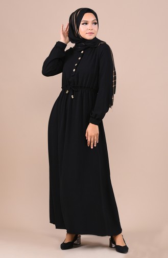 Black İslamitische Jurk 5024-06