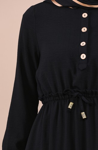 Black Hijab Dress 5024-06
