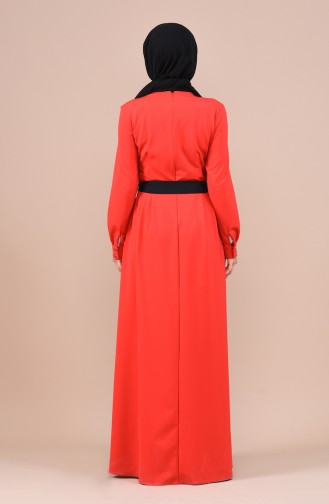 Vermilion Hijab Dress 60037-03