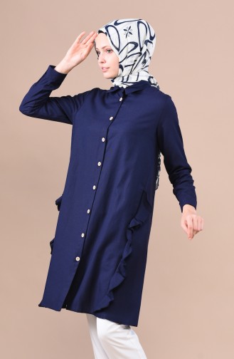 Navy Blue Tuniek 5490-01