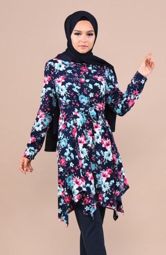 Navy Blue Tuniek 2081-01