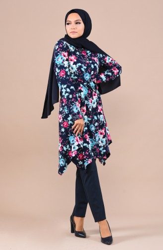 Navy Blue Tuniek 2081-01