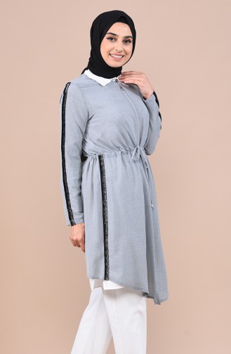 Tunique a Fermeture 5006-01 Gris 5006-01