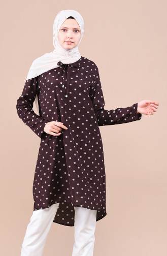 Polka Dot Tunika 5007-01 Braun 5007-01